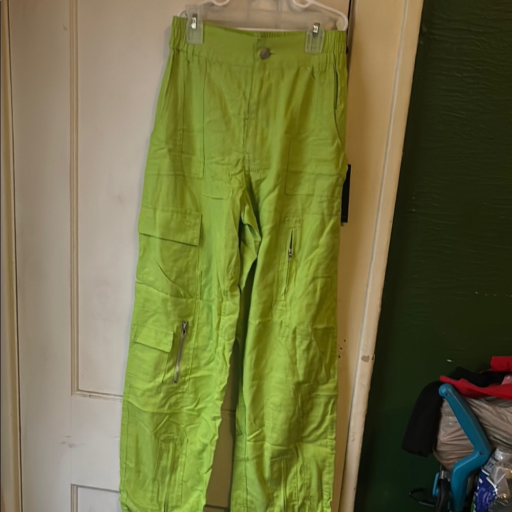 Bright Green Cargo Pants